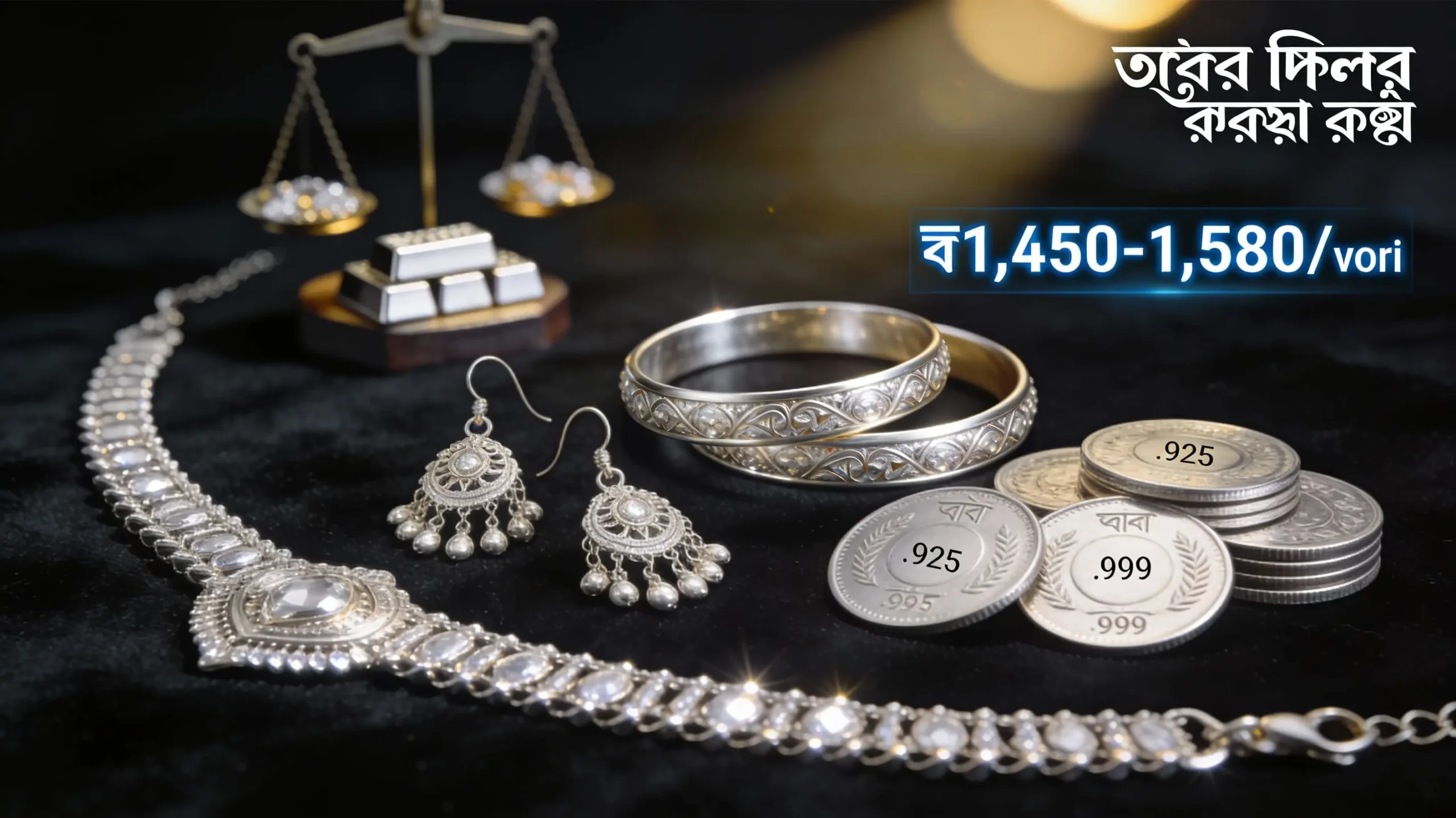 আজকের রূপার দাম কত