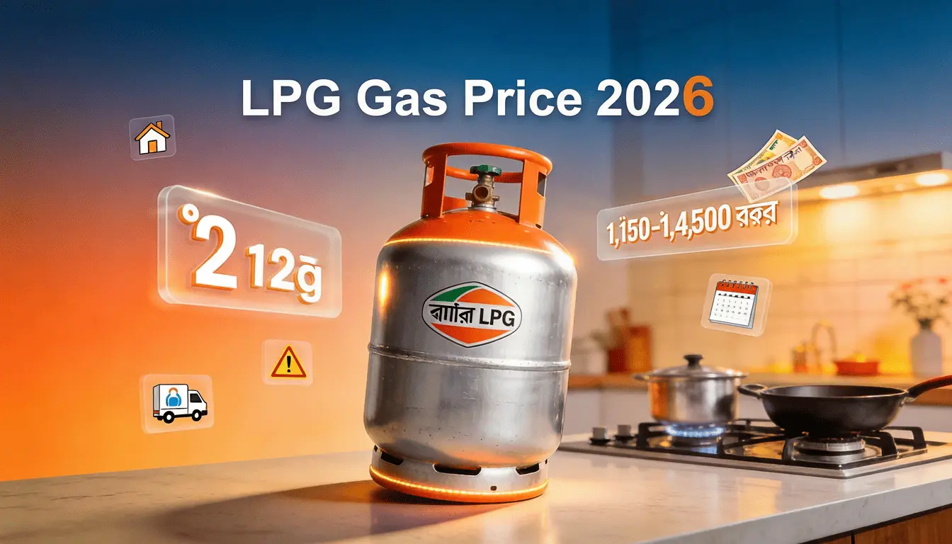 এলপিজি গ্যাসের দাম কত